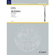Uhl A. 48 Etudes Book 2 Clarinette