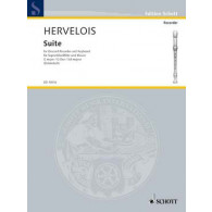 Caix D'hervelois L. Suite Sol Mineur Flute A Bec Soprano