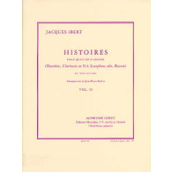 Ibert J. Histoires Quatuor D'anches Vol 2