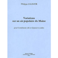 Sagnier P. Variations Sur UN Air Populaire DU Maine Ens. Cordes