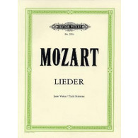 Mozart W.a. Lieder Voix Grave