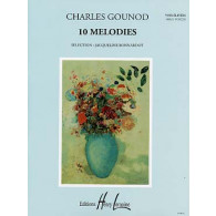 Gounod C. 10 Melodies Voix Elevees