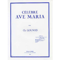 Gounod C. Celebre Ave Maria Voix Soprano