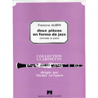 Aubin F. Deux Pieces en Forme de Jazz Clarinette