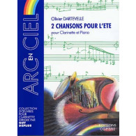 Dartevelle O. 2 Chansons Pour L'ete Clarinette