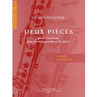 Grandval (de) Cl. Deux Pieces Clarinette