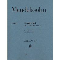 Mendelssohn F. Sonate MI Mineur Alto
