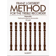 Giesbert F.j. Method For The Treble Recorder