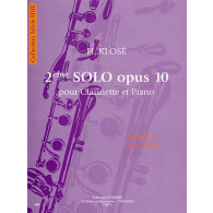 Klose H. 2ME Solo OP 10 Clarinette