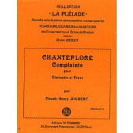 Joubert C.h. Chanteplore Clarinette