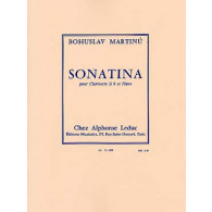 Martinu B. Sonatina Clarinette