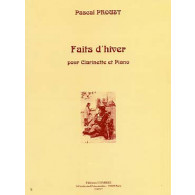 Proust P. Faits D'hiver Clarinette Sib