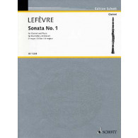 Lefevre X. 1RE Sonate Clarinette