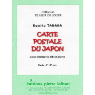 Tanaka K. Carte Postale DU Japon Clarinette Sib