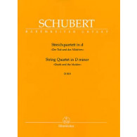 Schubert F. la Jeune Fille et la Mort Quatuor A Cordes