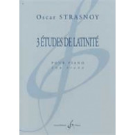 Strasnoy O. 3 Etudes de Latinite Piano