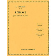 Liegeois C. Romance OP 25 N°1 Violoncelle
