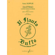 Doppler F. Duettino Hongrois OP 36 2 Flutes