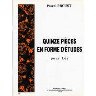 Proust P. Pieces en Forme D'etudes Cor