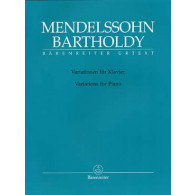 Mendelssohn F. Variations Serieuses Piano