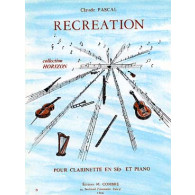 Pascal C. Recreation Clarinette