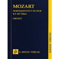 Mozart W.a. Quintette K 407 Cor et Cordes Partition de Poche