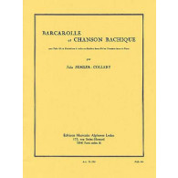 SEMLER-COLLERY J. Barcarolle et Chanson Bachique Tuba