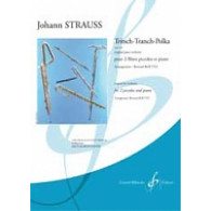 Strauss J. TRITSCH-TRATSCH-POLKA 2 Flutes Piccolos
