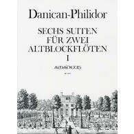 DANICAN-PHILIDOR P. Suites Vol 1 2 Flutes A Bec Alto