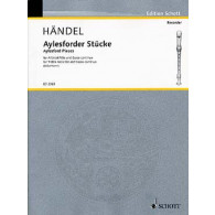 Haendel G.f. Aylesforder Stucke Flute Alto