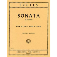 Eccles H. Sonate en Sol Mineur Alto