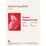 KARG-ELERT S. Sonate Appassionata OP 140 Flute