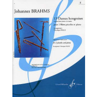 Brahms J. 13 Danses Hongroises Vol 2 Flutes Piccolos