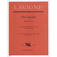 Lavigne P. 6 Sonates OP 2 Vol 1 Flute Alto