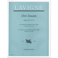 Lavigne P. 6 Sonates OP 2 Vol 2 Flute Alto