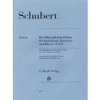 Schubert F. le Patre Sur la Montagne OP 129 Chant Clarinette Piano