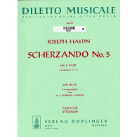 Haydn J. Scherzando N°5 Conducteur