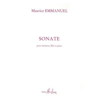 Emmanuel M. Sonate Flute, Clarinette, Piano