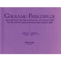 Frescobaldi G. The First Book OF Caprici, Ricercari And Canzoi 1626 Vol 2 Orgue