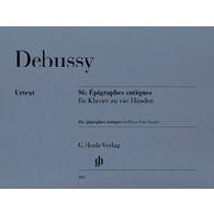 Debussy C. Epigraphes Antiques Piano 4 Mains