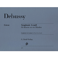 Debussy C. Symphonie SI Mineur Piano 4 Mains