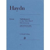 Haydn J. Concerto HOBVIIA:4 Sol Majeur Violon