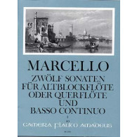Marcello B. Sonaten OP 2 Vol 1 Flute A Bec