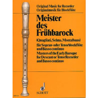 Meister Des Fruhbarock Flute A Bec