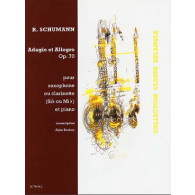 Schumann R. Adagio et Allegro Saxo Tenor