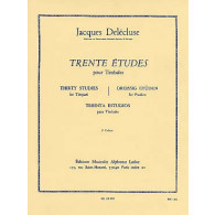 Delecluse J. Etudes (30) 3ME Cahier Timbales