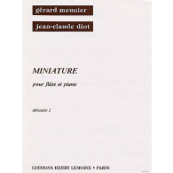 Meunier G./diot J.c. Miniature Flute