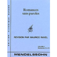 Mendelssohn F. Romances Paroles Vol 2 Piano