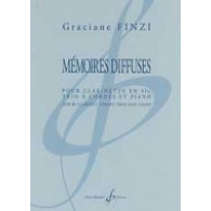 Finzi G. Memoires Diffuses Clarinette Trio A Cordes Piano