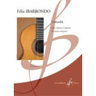 Ibarrondo F. Urrundik Voix Soprano et Guitare